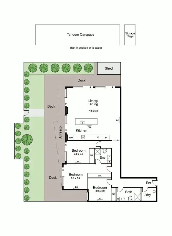 Floorplan of Homely apartment listing, 4/17 Elliott Avenue, Carnegie VIC 3163