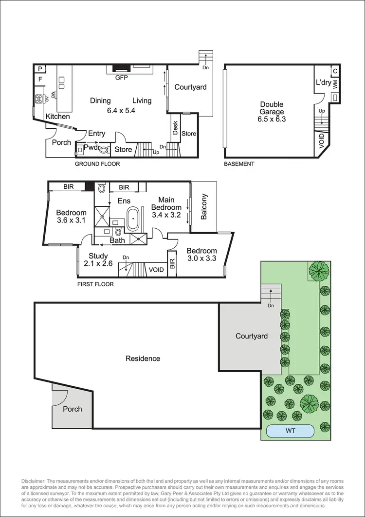 Floorplan of Homely townhouse listing, 3/2 Newman Avenue, Carnegie VIC 3163