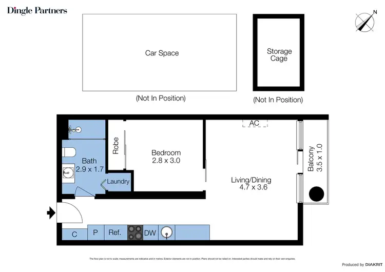Floorplan of Homely apartment listing, 1005/250 City Road, Southbank VIC 3006