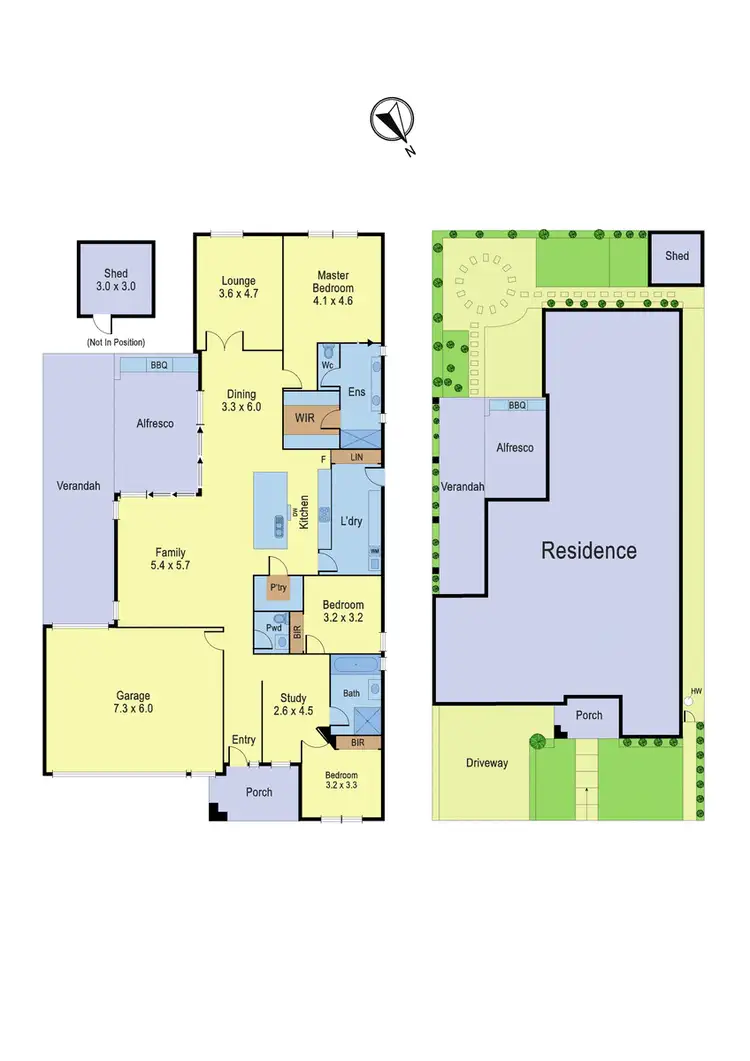 Floorplan of Homely house listing, 6 Journey Avenue, Doreen VIC 3754