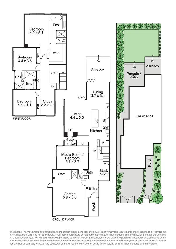 Floorplan of Homely townhouse listing, 129B Booran Road, Caulfield South VIC 3162