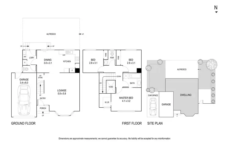 Floorplan of Homely townhouse listing, 15/4 Gambier Avenue, Templestowe Lower VIC 3107