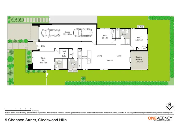 Floorplan of Homely house listing, 5 Channon Street, Gledswood Hills NSW 2557