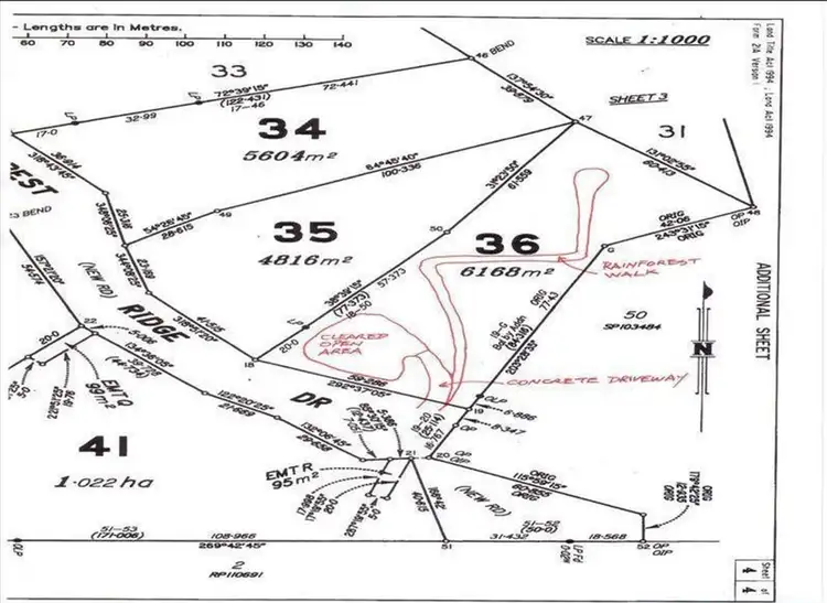 Floorplan of Homely land listing, 63 Forest Ridge Drive, Doonan QLD 4562