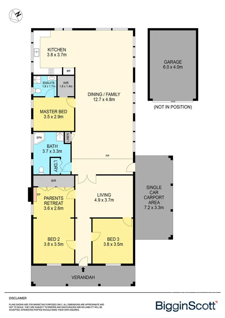 Floorplan of Homely house listing, 104 Lane Street, Brown Hill VIC 3350