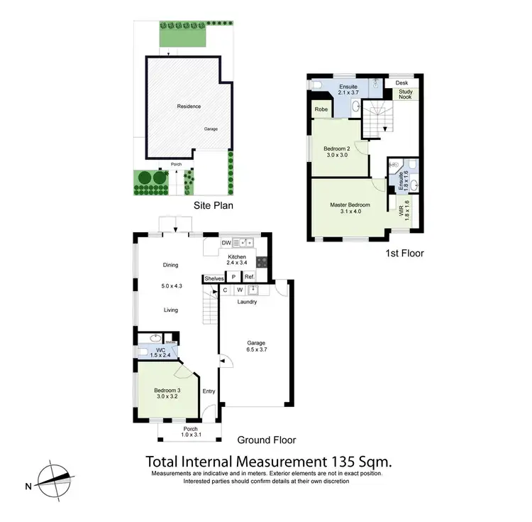 Floorplan of Homely townhouse listing, 53 Buninyong Street, Yarraville VIC 3013