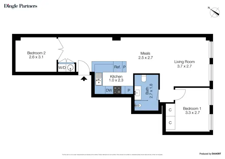 Floorplan of Homely apartment listing, 104/172 William Street, Melbourne VIC 3000