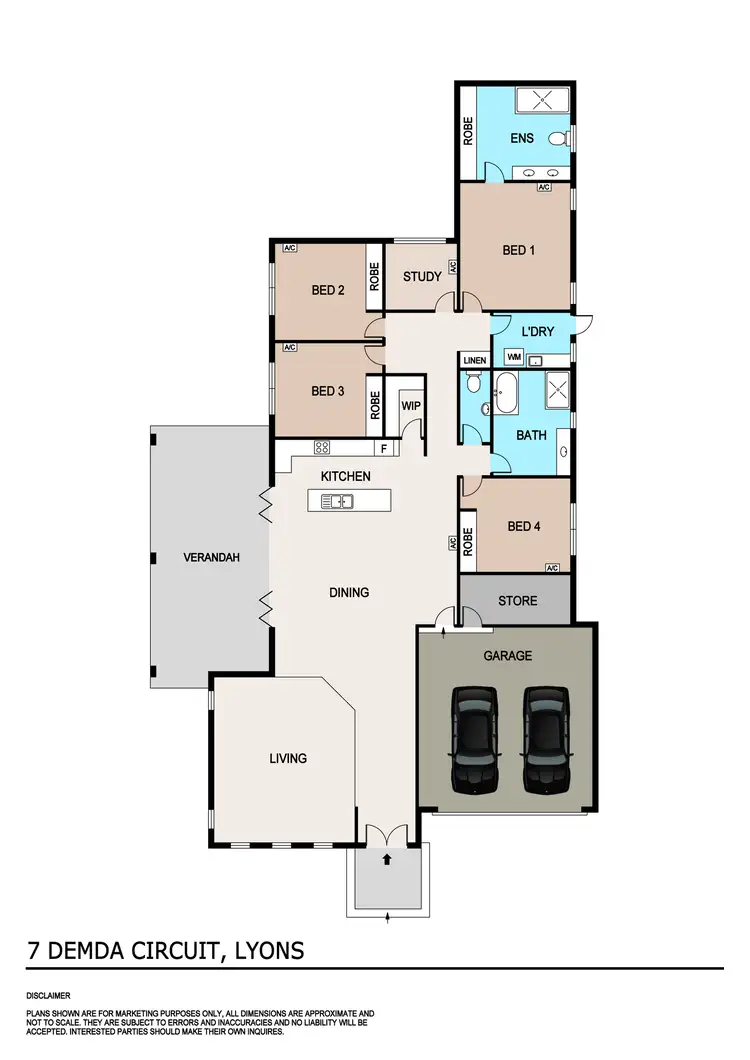 Floorplan of Homely house listing, 7 Demda Circuit, Lyons NT 810