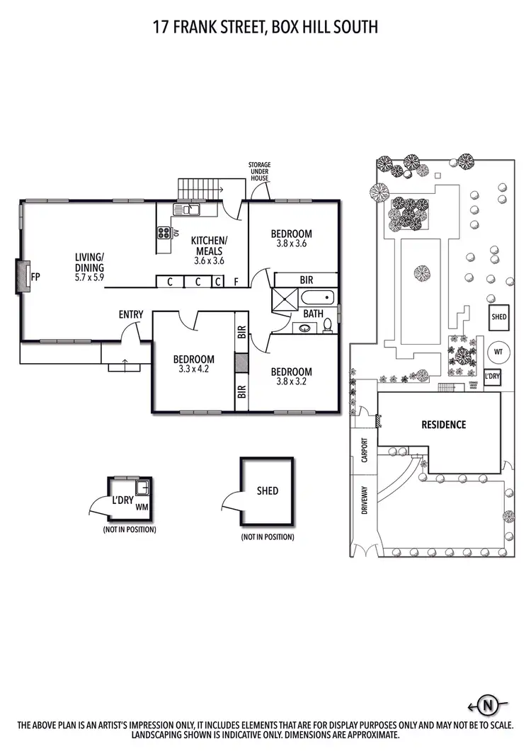 Floorplan of Homely house listing, 17 Frank Street, Box Hill South VIC 3128