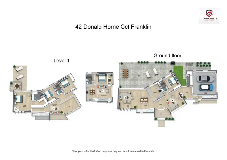 Floorplan of Homely house listing, 42 Donald Horne Circuit, Franklin ACT 2913