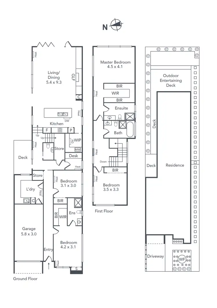 Floorplan of Homely house listing, 12 Jordan Street, Malvern VIC 3144