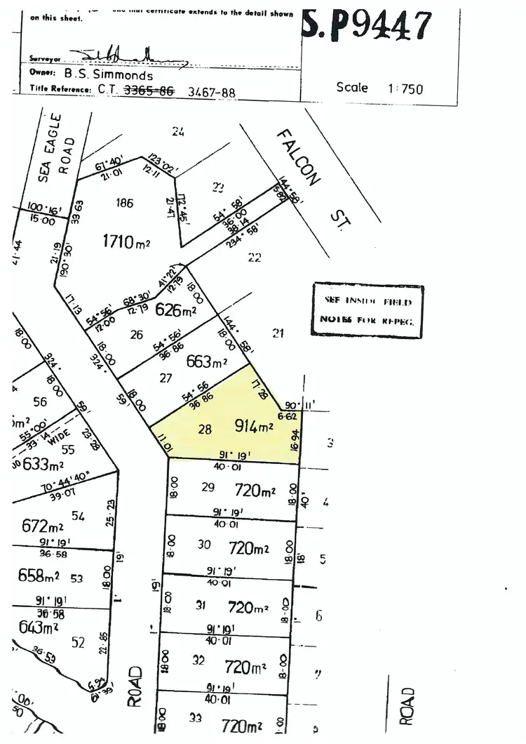 Floorplan of Homely land listing, 6 Sea Eagle Road, Primrose Sands TAS 7173
