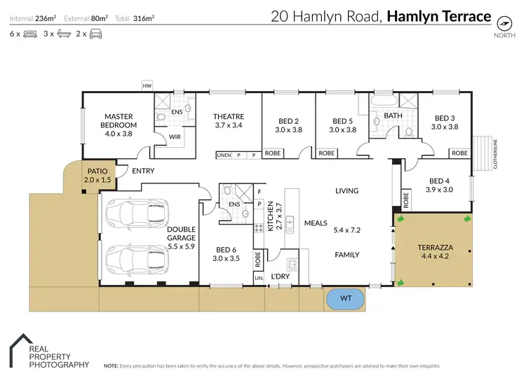 Floorplan of Homely house listing, 20 Hamlyn Road, Hamlyn Terrace NSW 2259