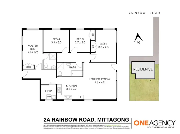 Floorplan of Homely house listing, 2/605 Rainbow Road, Mittagong NSW 2575