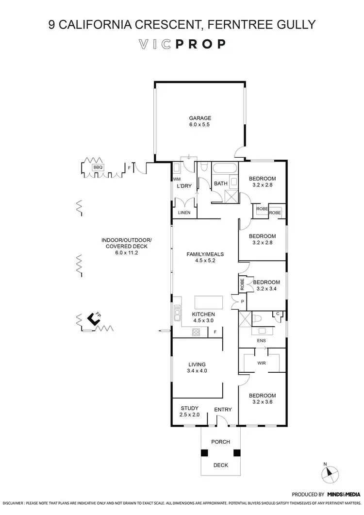 Floorplan of Homely house listing, 9 California Crescent, Ferntree Gully VIC 3156