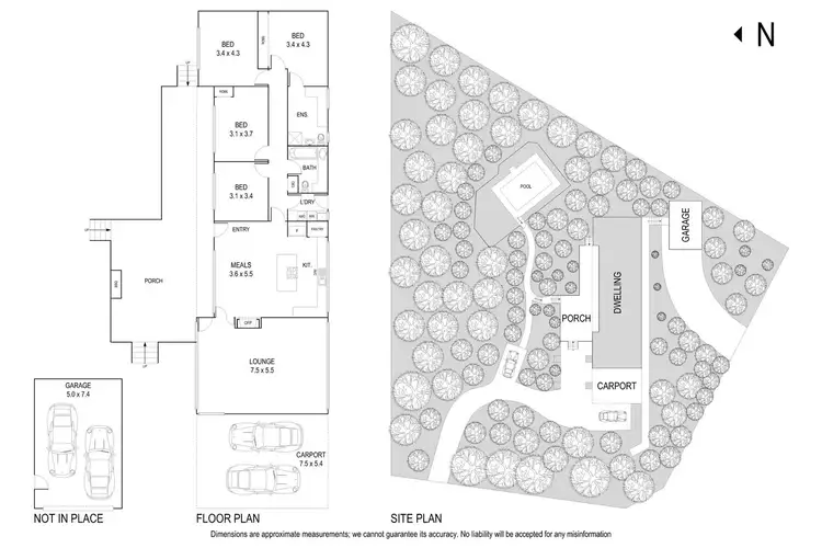 Floorplan of Homely house listing, 472 Reynolds Road, Research VIC 3095