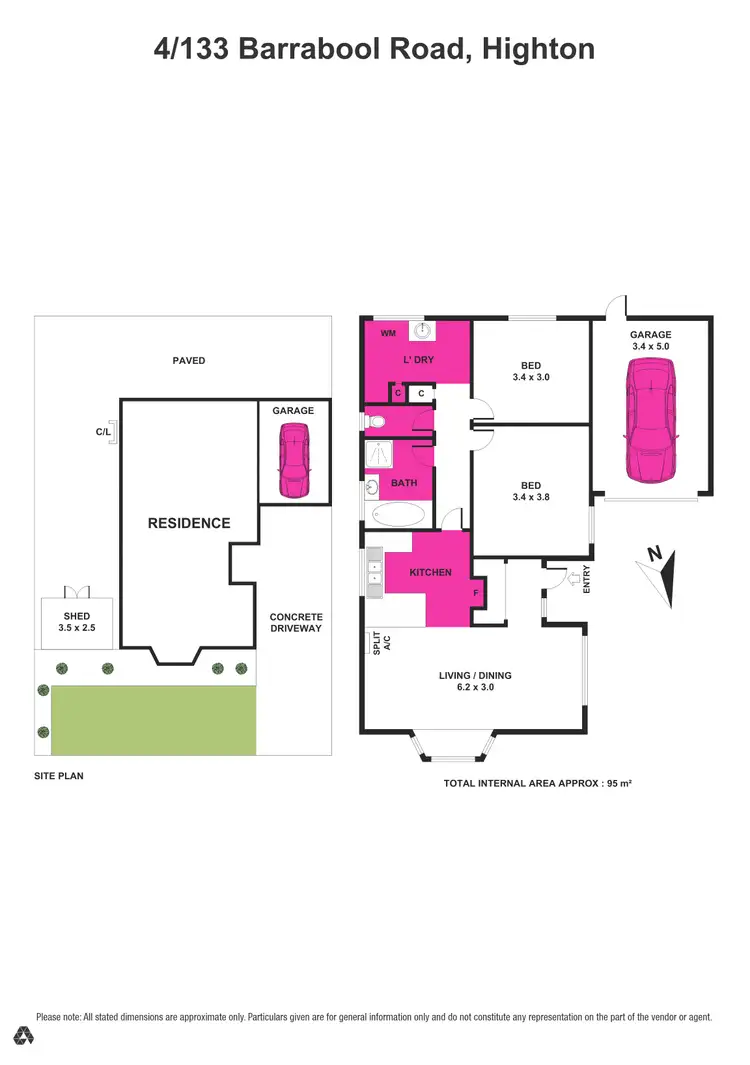 Floorplan of Homely unit listing, 4/133 Barrabool Road, Highton VIC 3216