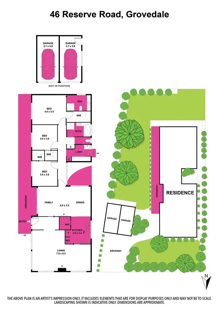 Floorplan of Homely house listing, 46 Reserve Road, Grovedale VIC 3216
