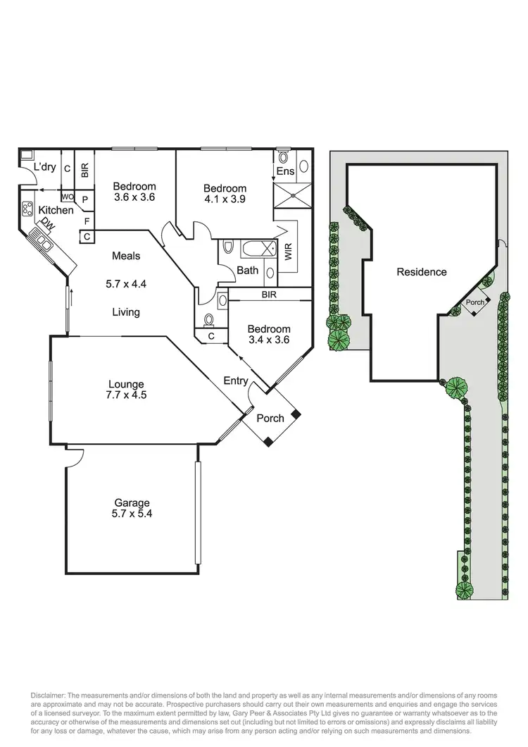 Floorplan of Homely unit listing, 2/8 Jean Street, Mckinnon VIC 3204