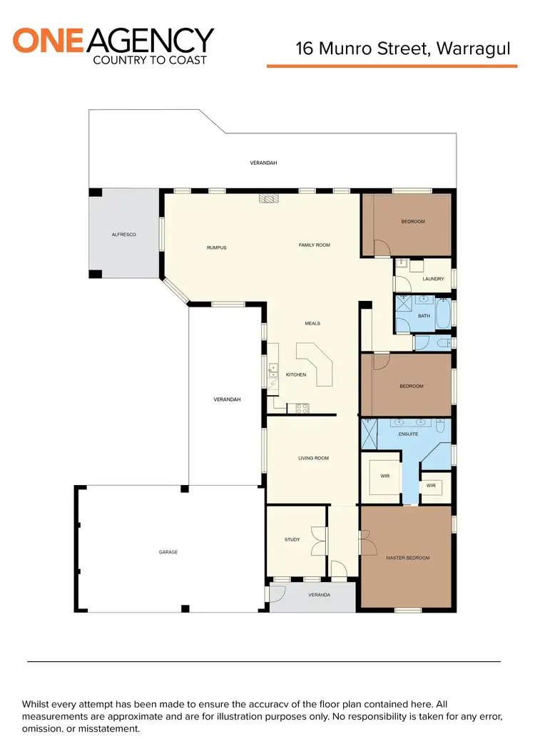Floorplan of Homely house listing, 16 Munro Street, Warragul VIC 3820