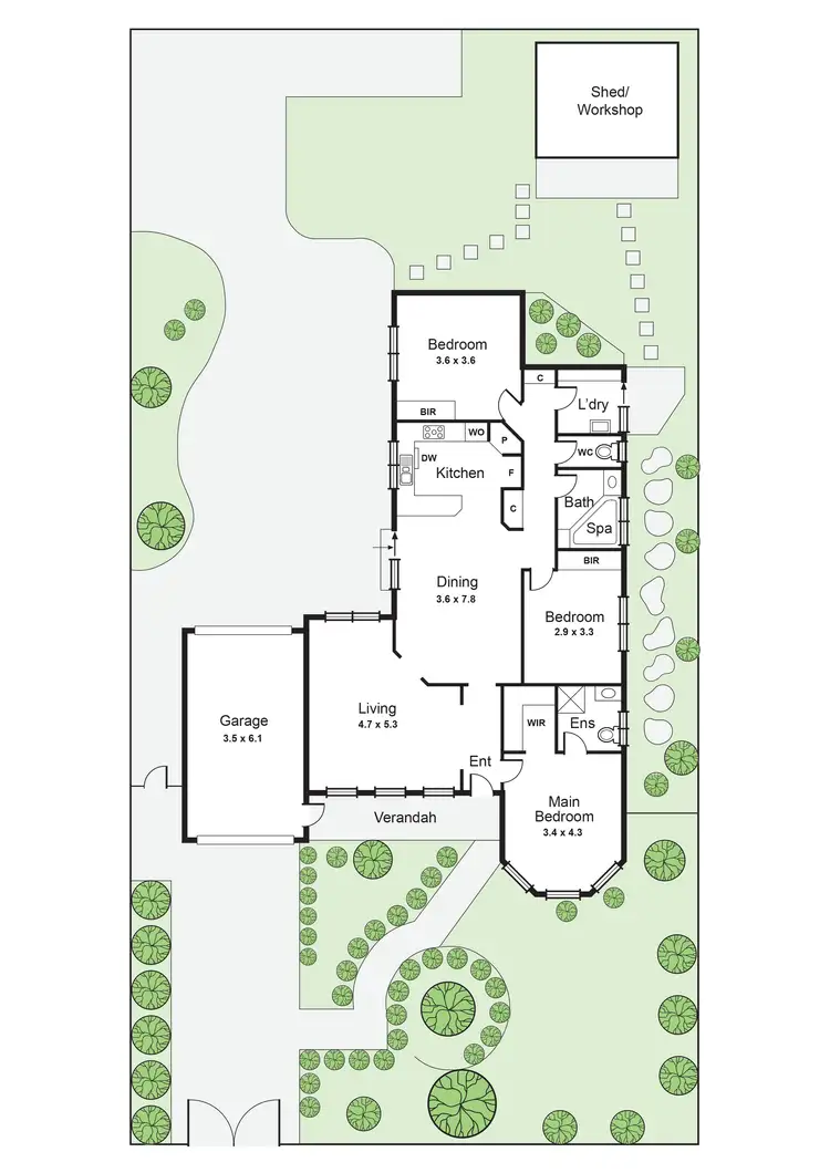 Floorplan of Homely house listing, 9 Craigavad Street, Carnegie VIC 3163