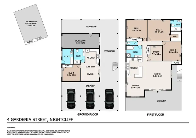 Floorplan of Homely house listing, 4 Gardenia Street, Nightcliff NT 810