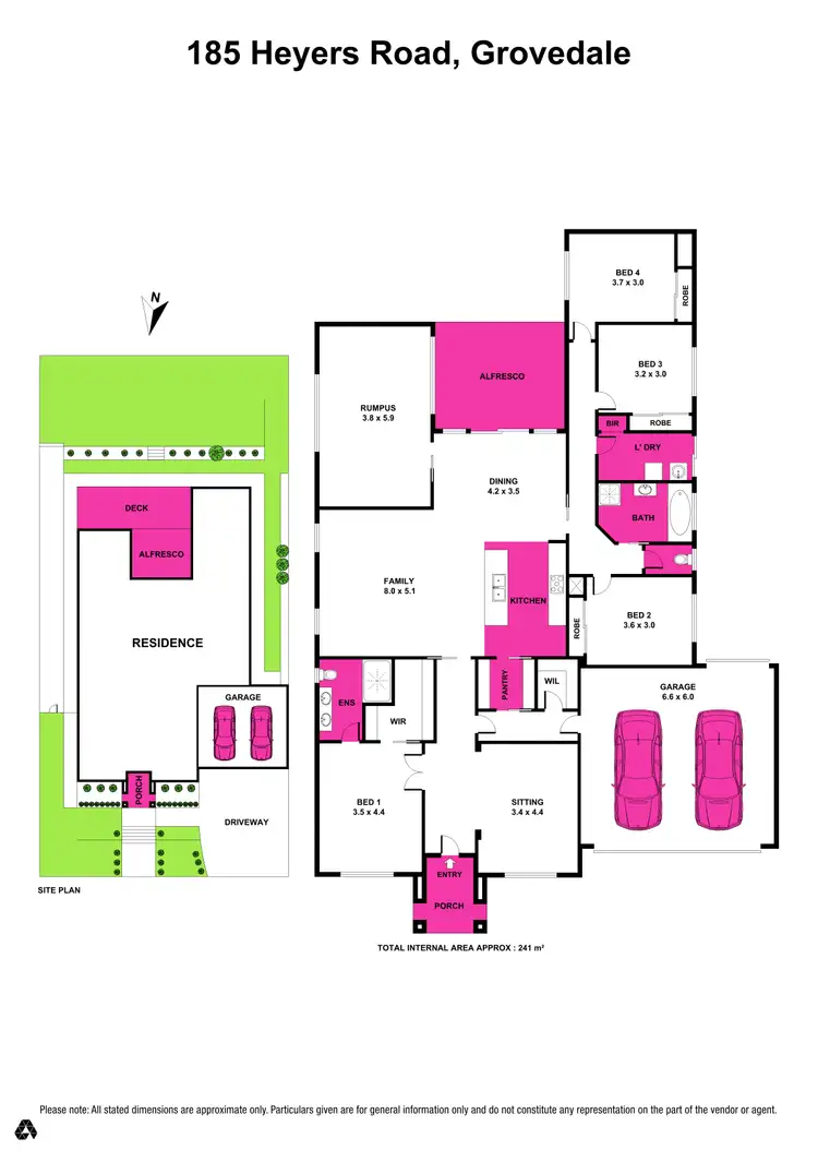 Floorplan of Homely house listing, 185 Heyers Road, Grovedale VIC 3216