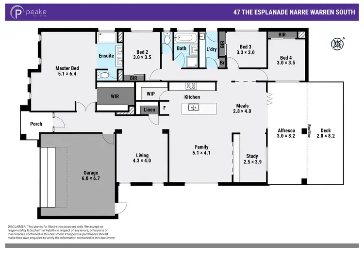 Floorplan of Homely house listing, 47 The Esplanade, Narre Warren South VIC 3805
