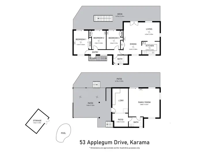 Floorplan of Homely house listing, 53 Applegum Drive, Karama NT 812