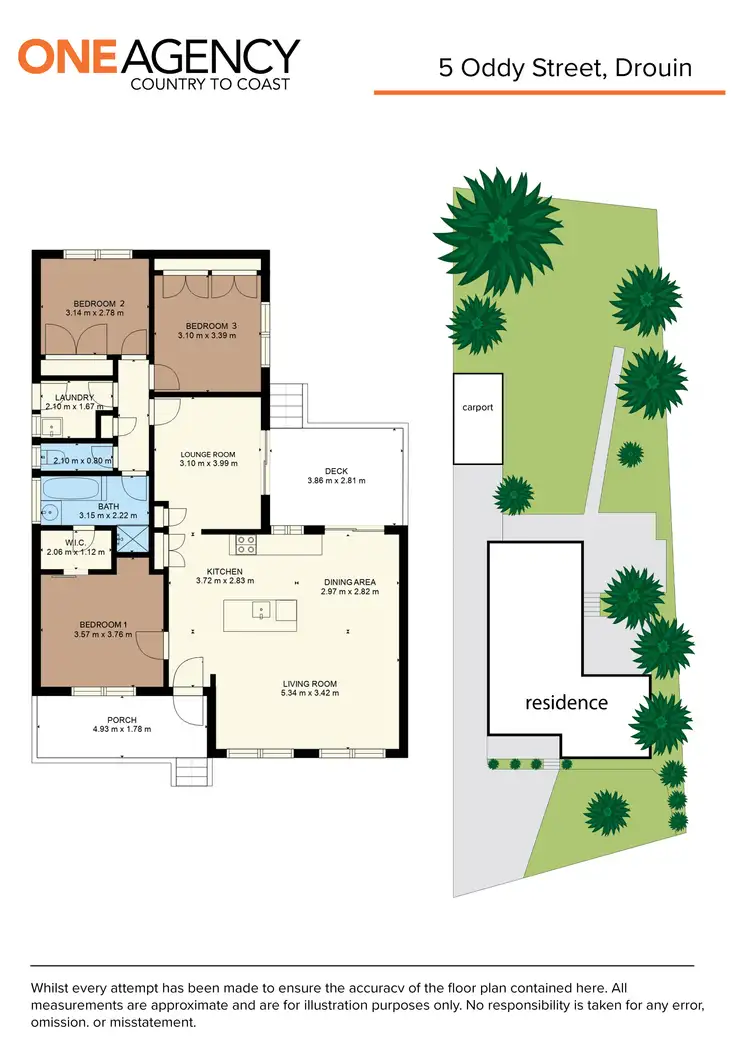 Floorplan of Homely house listing, 5 Oddy Street, Drouin VIC 3818