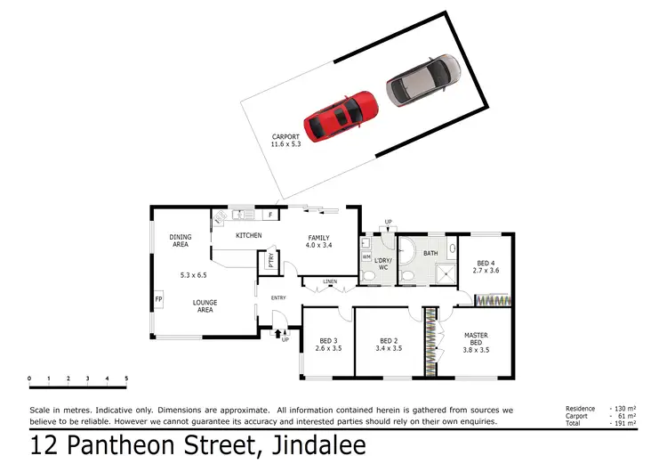 Floorplan of Homely house listing, 12 Pantheon Street, Jindalee QLD 4074