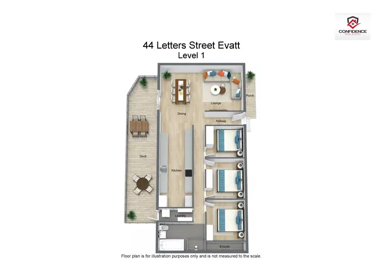 Floorplan of Homely house listing, 44 Letters Street, Evatt ACT 2617