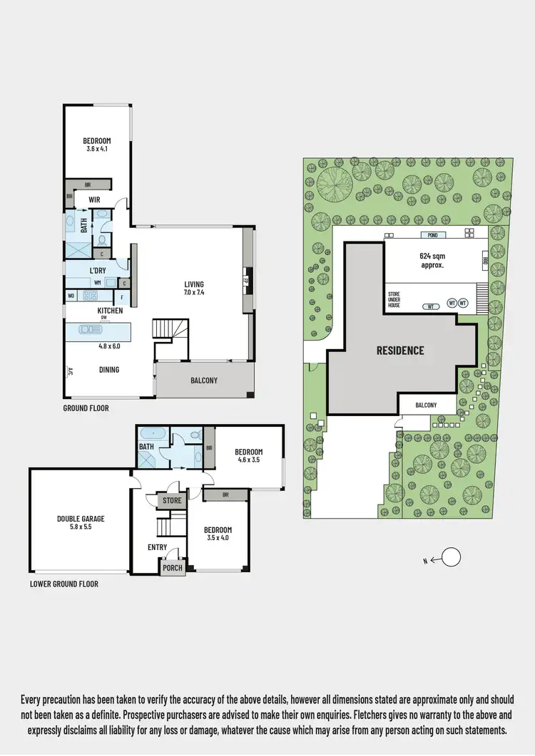 Floorplan of Homely house listing, 45 Yarra Valley Boulevard, Bulleen VIC 3105