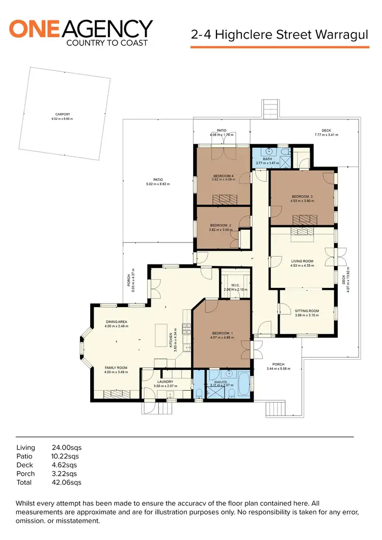Floorplan of Homely house listing, 2-4 Highclere Street, Warragul VIC 3820
