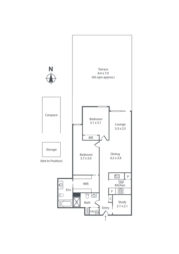 Floorplan of Homely apartment listing, 125/75 Graham Road, Highett VIC 3190