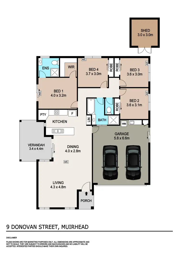 Floorplan of Homely house listing, 9 Donovan Street, Muirhead NT 810