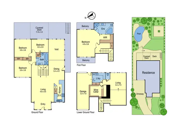 Floorplan of Homely house listing, 18 Rangeview Road, Lower Plenty VIC 3093