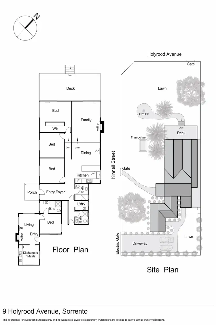 Floorplan of Homely house listing, 9 Holyrood Avenue, Sorrento VIC 3943