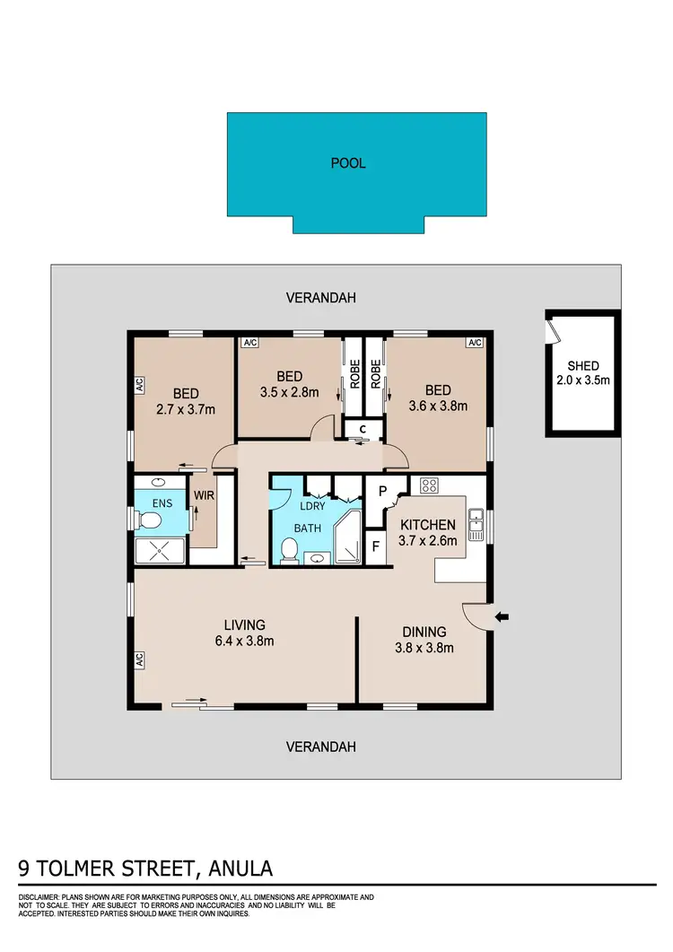Floorplan of Homely house listing, 9 Tolmer Street, Anula NT 812