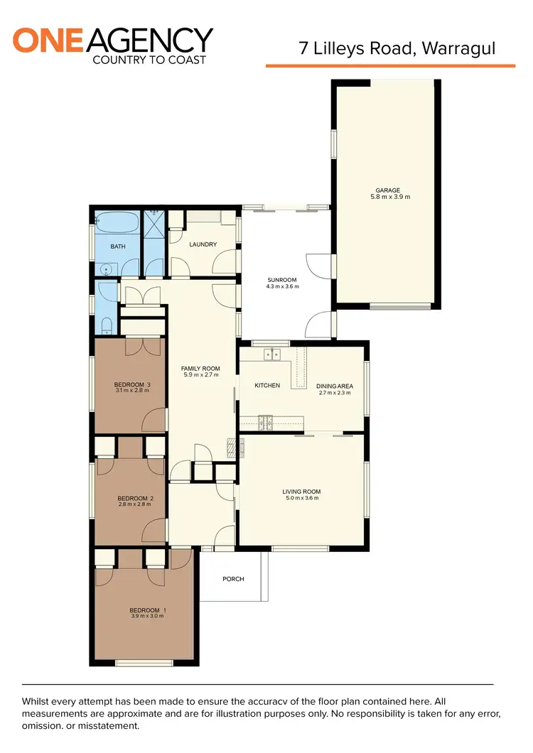 Floorplan of Homely house listing, 7 Lilleys Road, Warragul VIC 3820