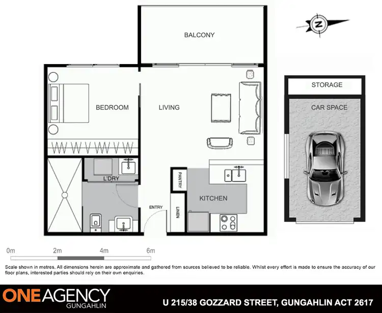 Floorplan of Homely apartment listing, 215/38 Gozzard Street, Gungahlin ACT 2912