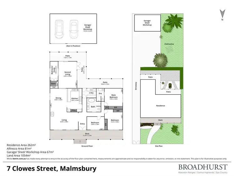 Floorplan of Homely house listing, 7 Clowes Street, Malmsbury VIC 3446