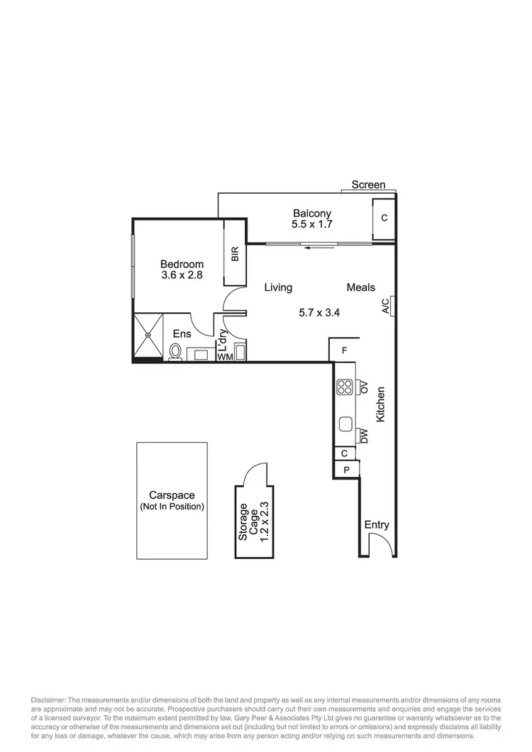 Floorplan of Homely apartment listing, 106/16 Bent Street, Bentleigh VIC 3204