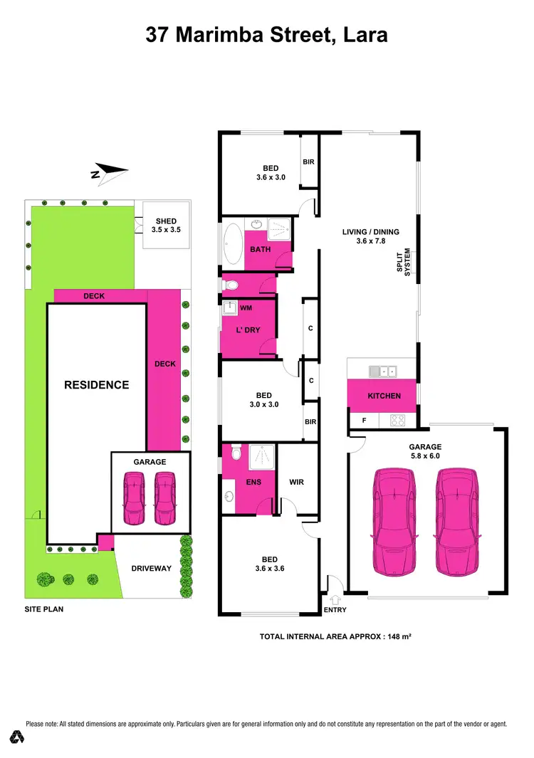 Floorplan of Homely house listing, 37 Marimba Street, Lara VIC 3212