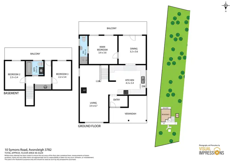 Floorplan of Homely house listing, 10 Symons Road, Avonsleigh VIC 3782