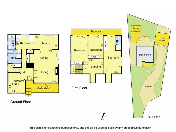 Floorplan of Homely house listing, 4 Oliver Court, Greensborough VIC 3088