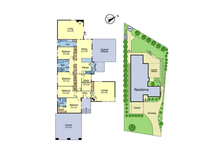 Floorplan of Homely house listing, 11 Nurla Place, St Helena VIC 3088