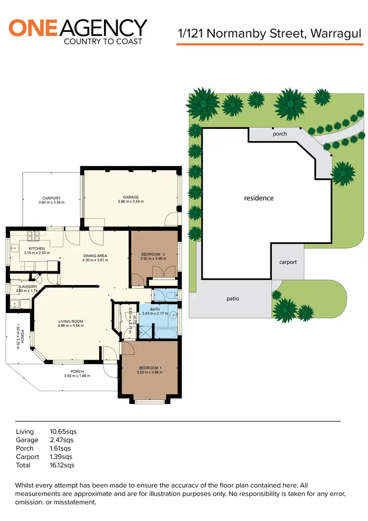 Floorplan of Homely house listing, 1/121 Normanby Street, Warragul VIC 3820