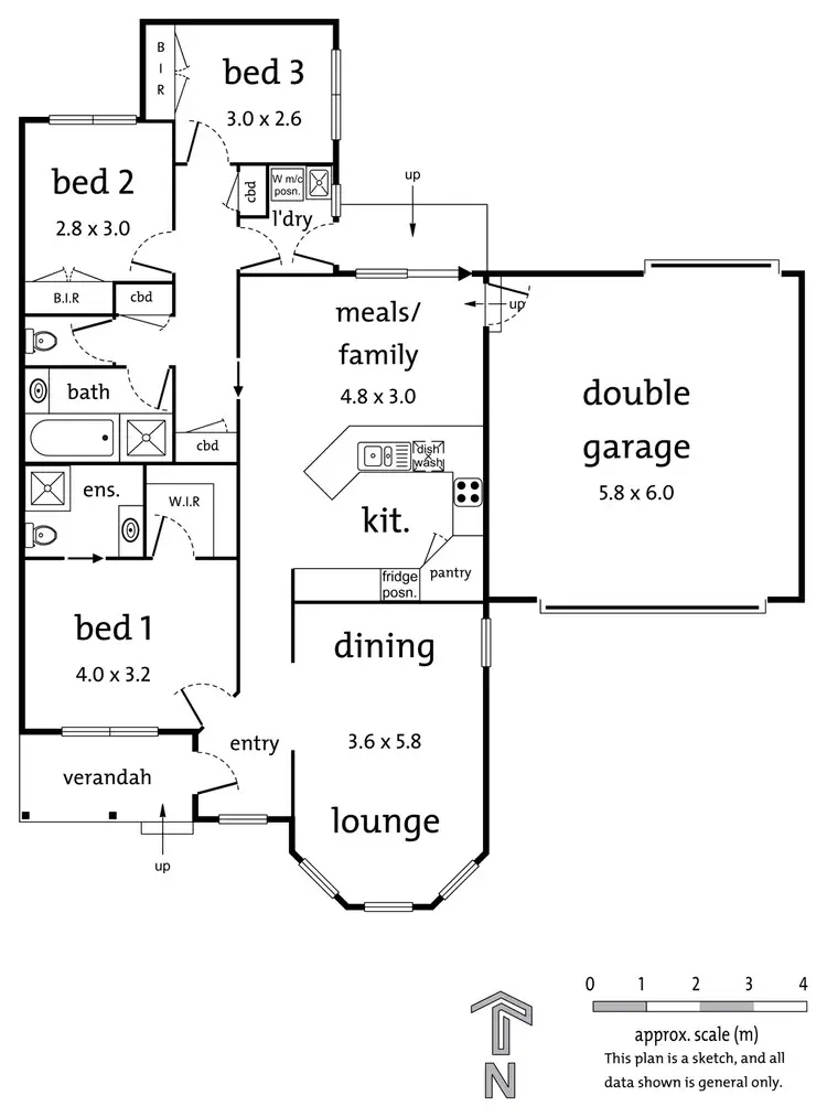 Floorplan of Homely unit listing, 3/78 Warrandyte Road, Ringwood VIC 3134