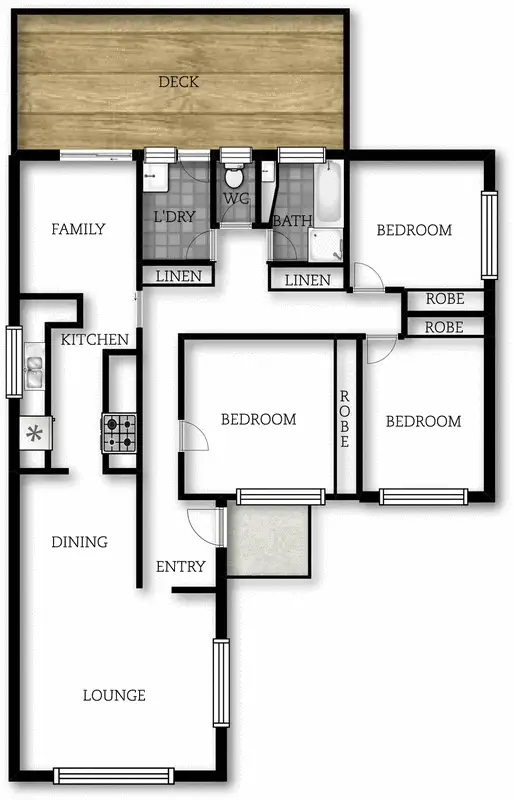 Floorplan of Homely house listing, 105 Eggleston Crescent, Chifley ACT 2606